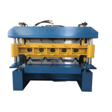 Roof Panel Step Tile Roll Tile Forming Machine Price Double Layer Glazed Steel Roll and Step Tile Forming Machine